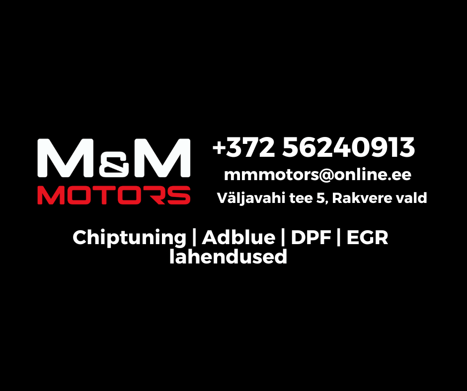 M&M Motors Chip tuning, AdBlue ja DPF lahendused